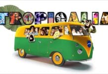 banner for brazil's Tropicalia music movement - Connect Brazil