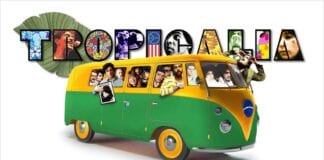 banner for brazil's Tropicalia music movement - Connect Brazil