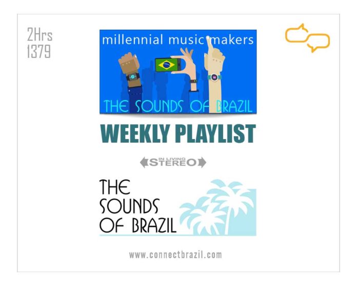 Weekly playlist for 'Millennial Music Makers on The Sounds of Brazil at Connectbrazil.com