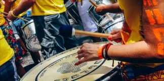 Samba drums Rio de Janeiro Brazil