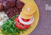 Brazil's national dish is a black bean and meat stew called feijoada. The Brazilian Minute.