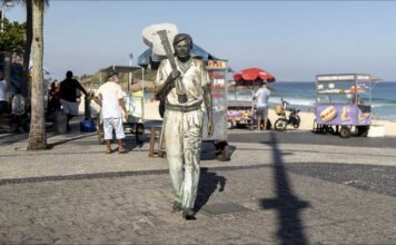 Antonio Carlos Jobim's place on the Ipanema beach