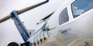 Brazil’s Aerospace History includes this private jet built by Embraer.