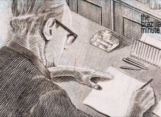 Brazil's Literary Masters. Poet Carlos Drummond de Andrade's likeness is printed on Brazilian Currency.