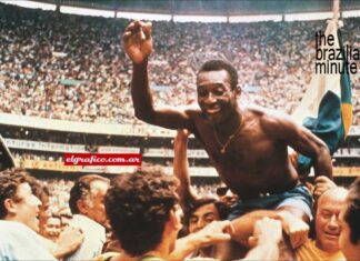 Brazil’s World Cup Legends Brazil's World Cup Legends: Pele, is carried off the field after Brazil's 1970 World Cup win.