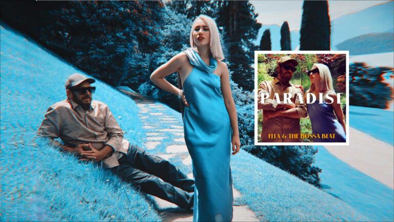 Ella & The Bossa Beat relax on the banks of Italy's Lake Como. Read about their Italian tour here.