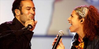 The story of Vanessa dca Mata's 'Boa Sorte/Good Luck'. da Matta (right) sings the duest with Ben Harper (left) in 2007.