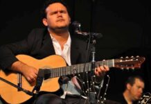 Brazilian guitarist Gabriel Santiago in concert.